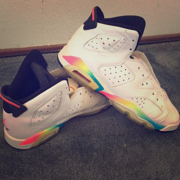 jordan 6 rainbow